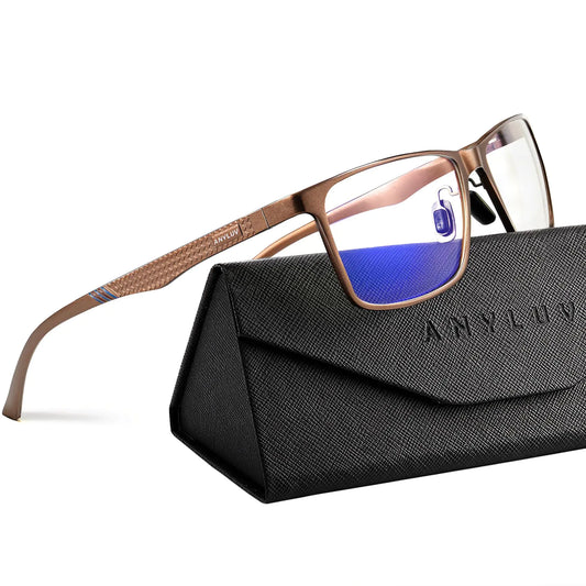 ANYLUV Blue-Light-Glasses Men Bluelight-Glasses Blocking: Anti Eyestrain Bluelight Computer Gaming Glasses